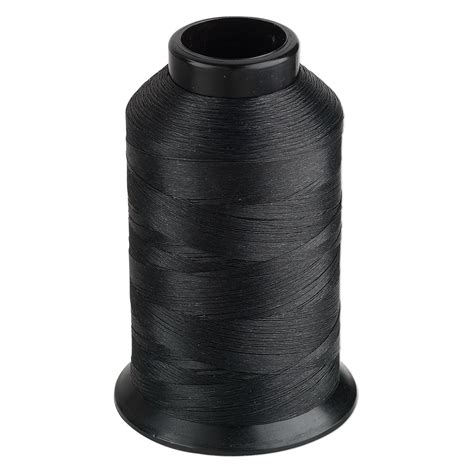 Thread, Nymo®, nylon, black, size D. Sold per 3-ounce spool. - Fire ...