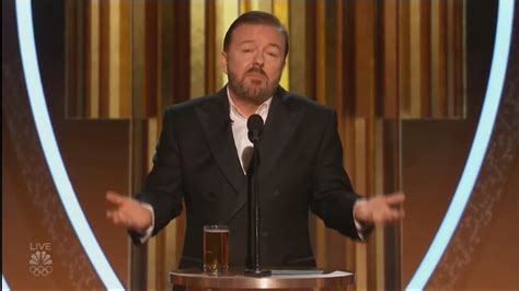 Flashback Ricky Gervais Torching Woke Hollywood Golden Globes