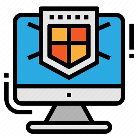 Computer Protection Secure Security Icon