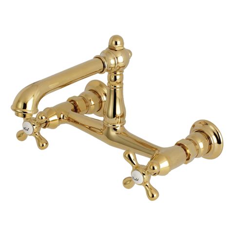 Kingston Brass Ks Ax Inch Center Wall Mount Bathroom Faucet