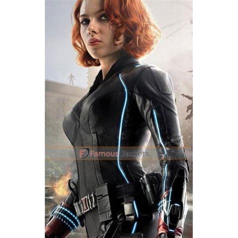 Avengers Age Of Ultron Black Widow Scarlett Johansson Jacket