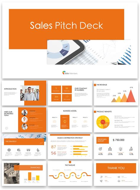 Sales Pitch Deck For Startup Business Business Presentation Templates