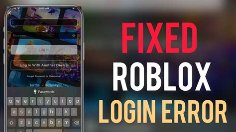 How To Fix Roblox Login Error Roblox Login Error Something Went Wrong