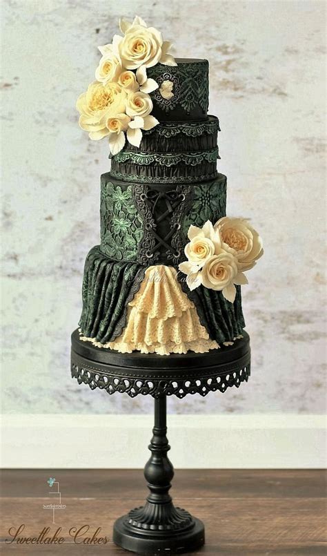 Victorian Gothic Cake Decorated Cake By Tamara Cakesdecor