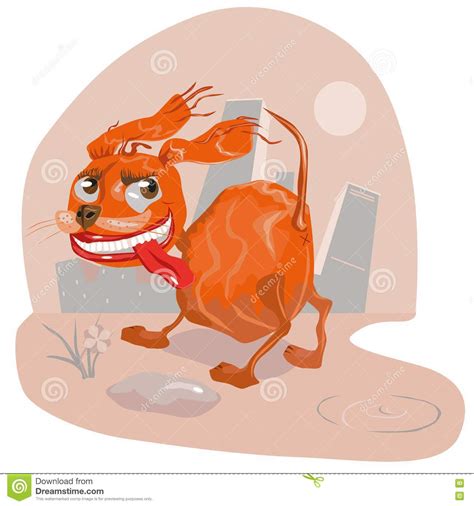 Crazy Dog Stock Vector Illustration Of Adorable Illustration 23463961
