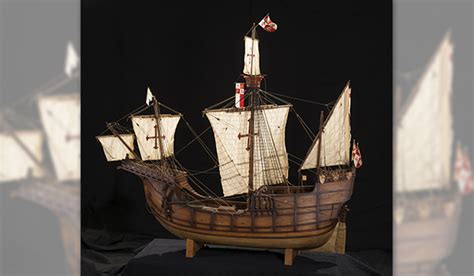 Modelo De La Nave Santa María Museu Marítim Barcelona