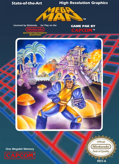 Megaman 1 Mega Man Video Game Covers Classic Video Games