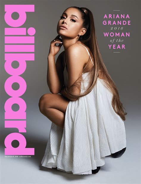 Ariana Grande Photoshoot For Billboard Woman Of The Year 2018 • Celebmafia