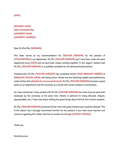 One of the documents that is needed to be prepared for an application as a teacher is an application letter. Recommendation Letter For A Teacher Sample Letters ...