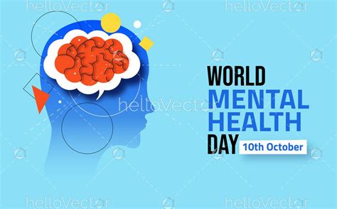 10th October World Mental Health Day Download Graphics And Vectors