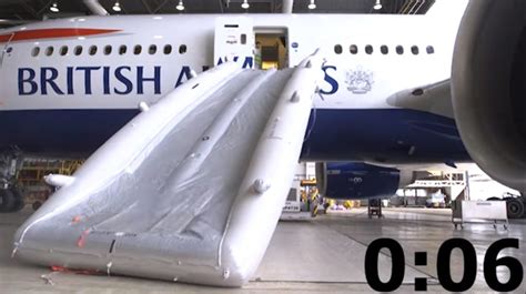 Video British Airways Demonstrates Evacuation Slides Business Traveller