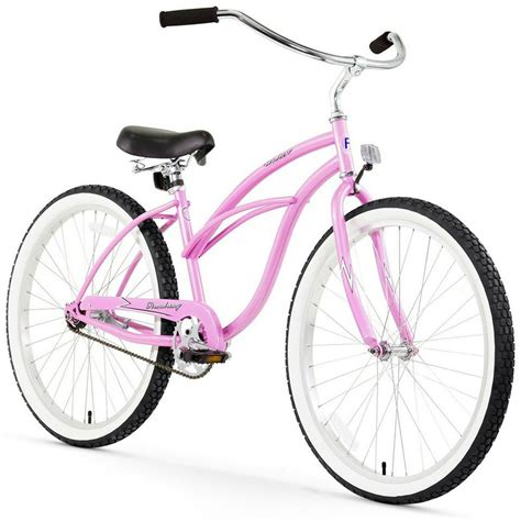 26 Firmstrong Urban Lady Single Speed Womens Beach Cruiser Bike Pink
