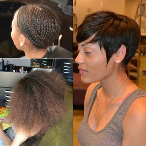 Supreme Black Woman Sew In Hairstyle