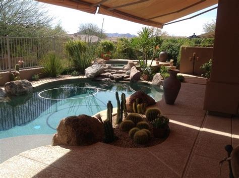 Desert Landscape Ideas With Pool Beautiful And Packed With
