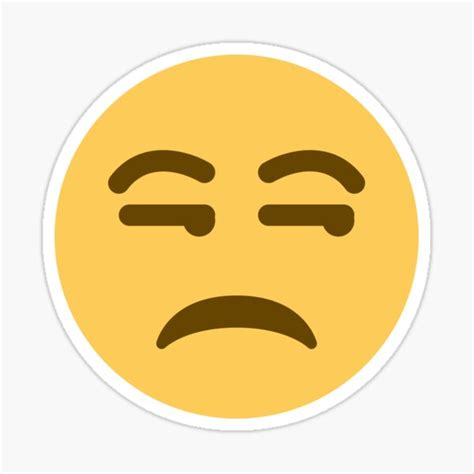 It is best to limit questions, apologize and change the subject. Unamused Face Emoji Gifts & Merchandise | Redbubble