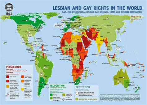 maps showing gay rights around the world