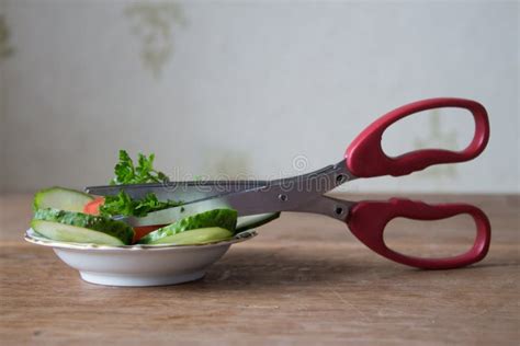 Special Herb Scissors With Multiple Blades Green Parsley Cut In Stock