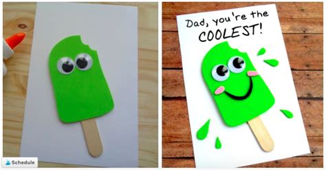 18 Adorable Homemade Fathers Day Cards For Kids To Make
