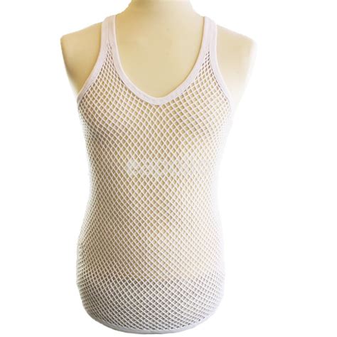 Cotton Mesh String Vest White Uk Wholesaler And Supplier