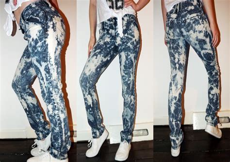If between sizes, order one size up. Petite-Fashionista: DIY: How To Acid Wash Jeans