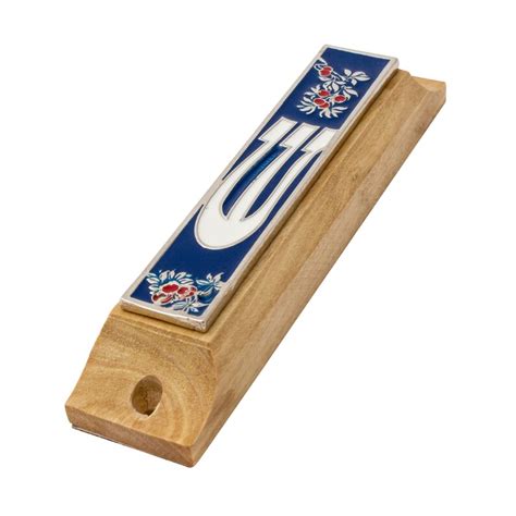 Olive Wood Mezuzah With Scroll Mezuzah Case Olive Tree Etsy