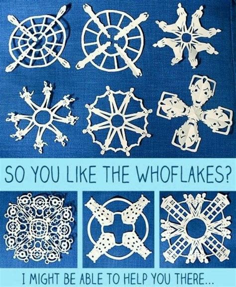 Doctor Who Snowflakes Paper Snowflakes Paper Snowflake Patterns