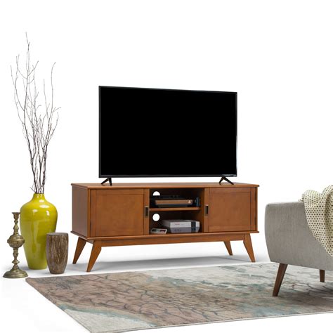Wyndenhall Tierney Solid Hardwood 60 Inch Wide Mid Century Modern Tv