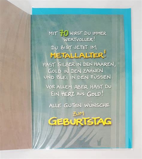 Glückwunschkarte "70 Jahre" zum 70. Geburtstag kaufen