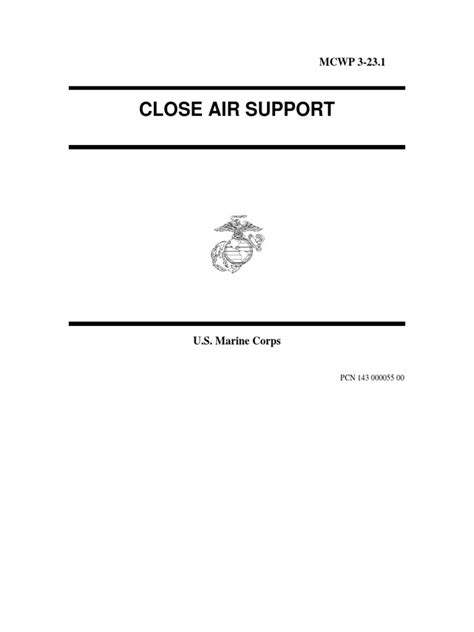 Close Air Support Mcwp 3 231 Pdf Close Air Support Marine Air