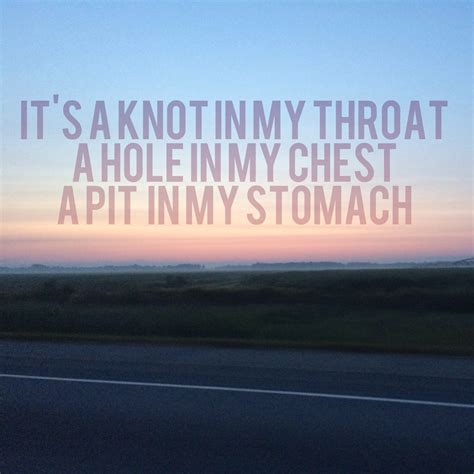 How to use someone's stomach is in knots in a sentence. Love? It's a knot in my throat, a hole in my chest, a pit ...