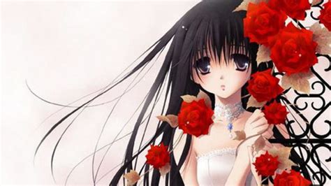 Roses Anime Wallpaper High Definition High Quality Widescreen
