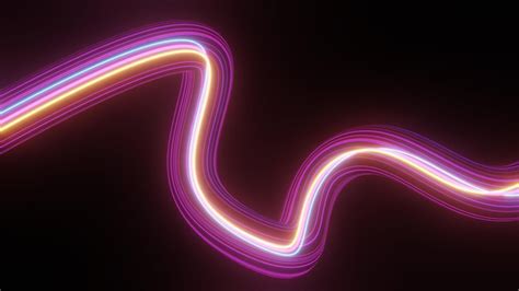 Абстрактный красочный неоновый светящийся световой фон скоростной свет