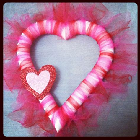 Valentine Day Tulle Wreath Tulle Wreath Valentine Wreaths