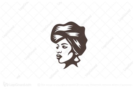 African Woman Logo