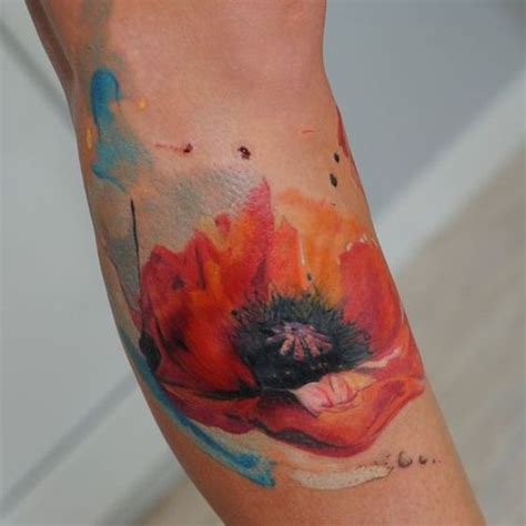 52 Stunning Watercolor Poppy Tattoo Ideas Flowertattooideas
