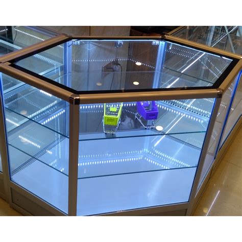 Lighted Glass Countertop Display Case Glass Designs