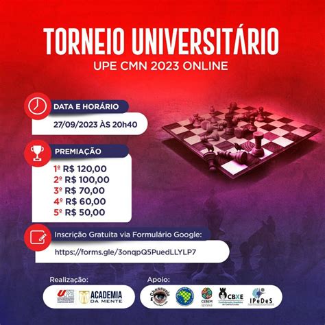 O FESTIVAL DE XADREZ DA SEMANA UNIVERSITÁRIA UPE CMN 2023 LBX Liga