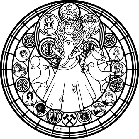 Dessin À Imprimer Mandala Disney  Coloriage Mandala Disney A Imprimer