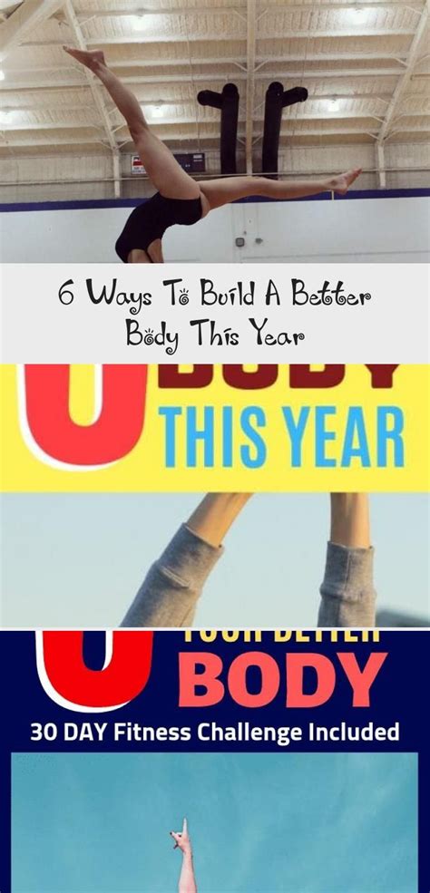 Take advantage of our best in class customer service and free shipping on select orders. 6 Ways To Build A Better Body This Year in 2020 | 30 day ...