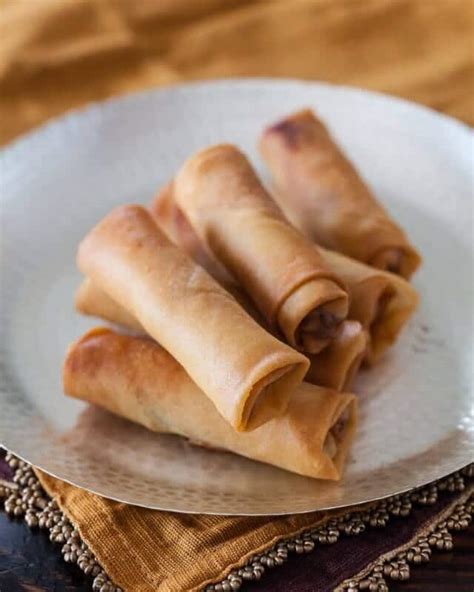 Chicken Spring Rolls Recipe With Chicken Steamy Kitchen