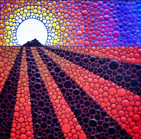 La técnica de puntillismo consiste en realizar un dibujo utilizando únicamente punticos y resulta absolutamente sorprendente ver como podemos crear sombras, combinar colores, dar volumen únicamente con puntos. Más de 25 ideas increíbles sobre Puntillismo facil en Pinterest | Lienzo con árbol de botones ...