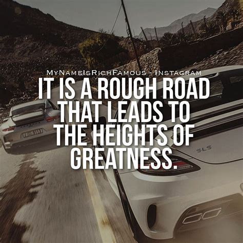 Motivation Success Freedom On Instagram It Is A Rough Road That