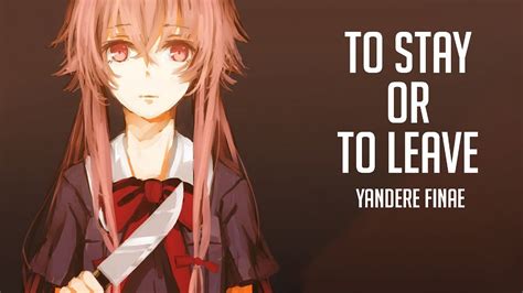 To Stay Or To Leave Yandere Finale Yandere X Listener Asmr Youtube
