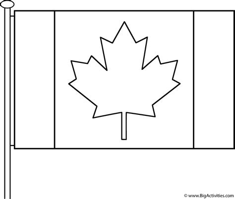 Bandera De Canada Para Colorear Colorea Tus Dibujos Images