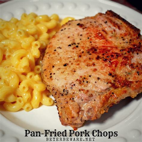 Pan fried thin pork chop recipes. When I am looking for a no-nonsense focus on the pork chop ...