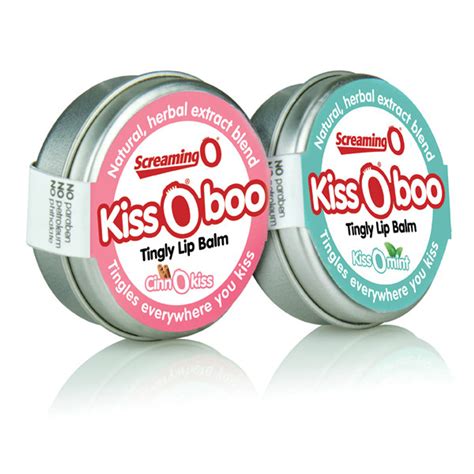 Screaming O Kissoboo Lip Balm💕sexual Performance Enhancementoral Sex