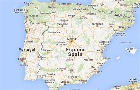 ﻿mapa De España﻿ Donde Está Queda País Encuentra Localización