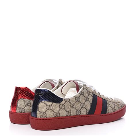 What started as a new york city skate brand in 1994, has evolved into a global lifestyle and streetwear icon. GUCCI GG Supreme Monogram Ayers Mens New Ace Low-Top ...