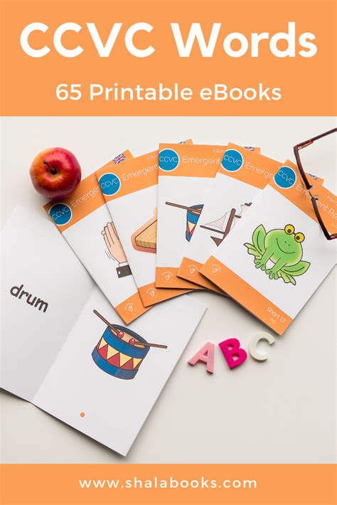 The kids sounded out the words and then wrote each sound in the boxes with an erasable marker. 65 CCVC Words Printable eBooks - Your children will have ...