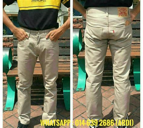 Seluar Slack Branded Seluar Slack Cotton Levis